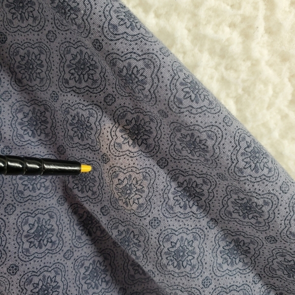 Rafter C Cowboy Collection Shirt Mens XL Pearl Snap Blue Gray Mandela AOP L/S - Picture 8 of 12